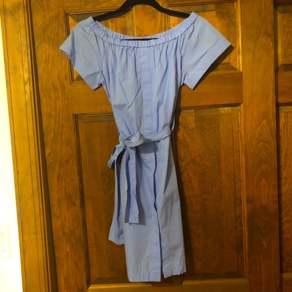 Lush Stripped Blue Dress - Picture 2 of 6